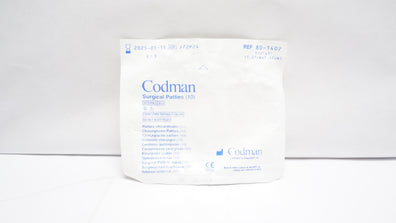 Codman 80-1407 Surgical Patties 1/2inch x 3 inch (x) - Pack of 10